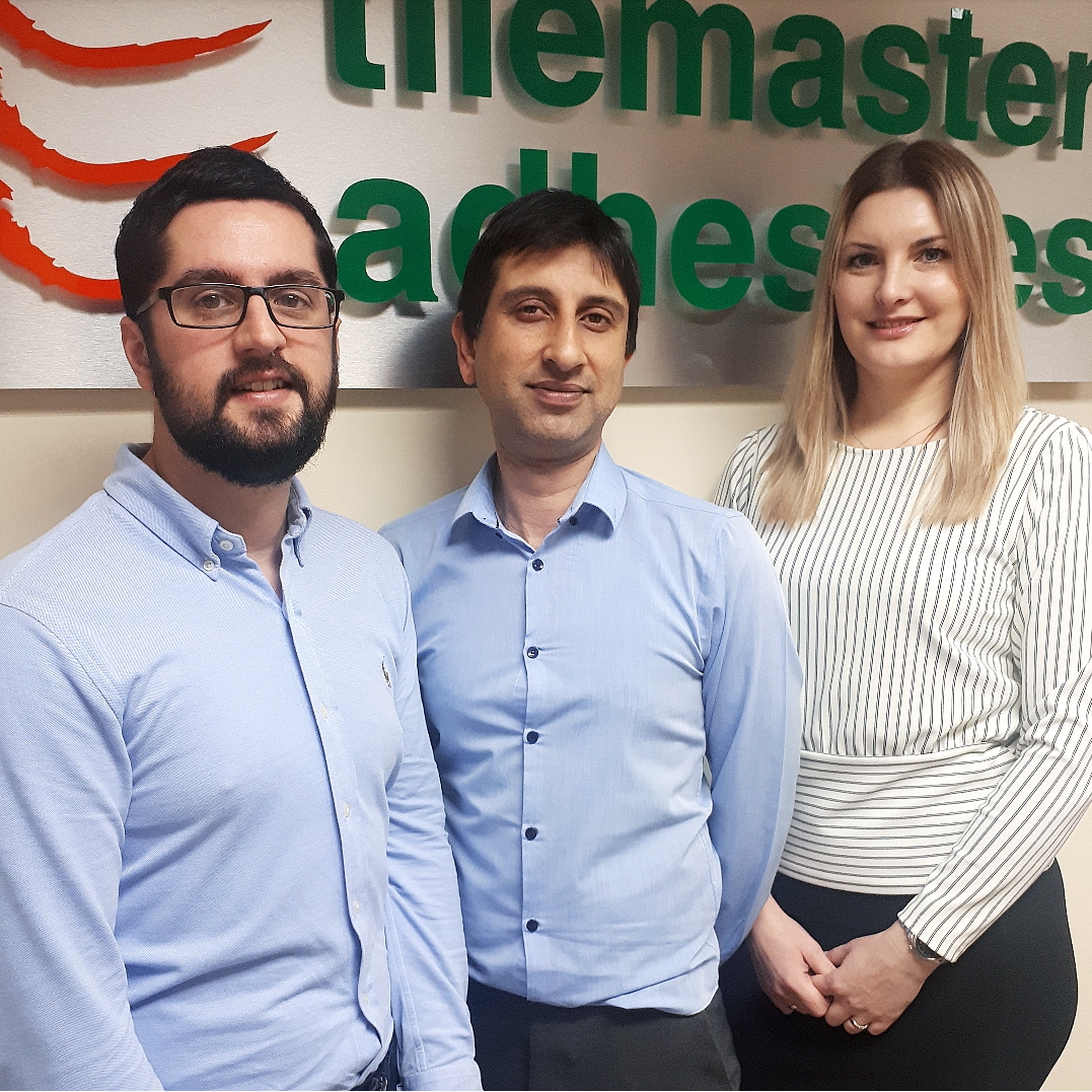 Three new appointments at Tilemaster Adhesives