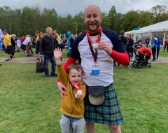 Tilemaster father-and-son team have a 'wee wander' for charity